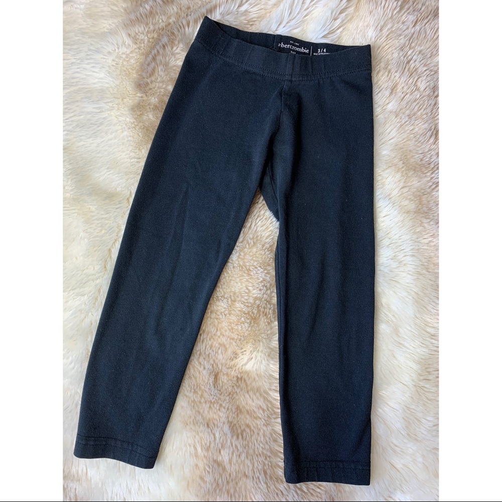Abercrombie kids black legging